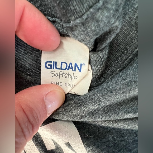Gildan soft style gray EAT, SLEEP, SOFTBALL, REPEAT.  Size XL.  Great condition. - Picture 4 of 4